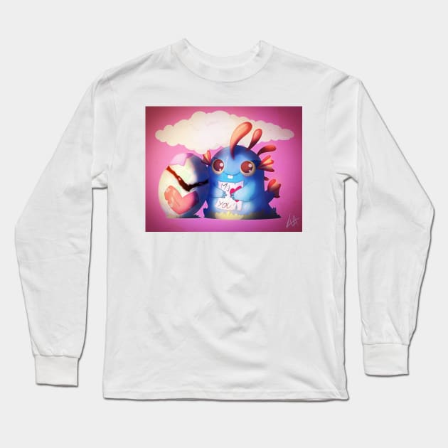 Murloc & Egg Long Sleeve T-Shirt by Leassel